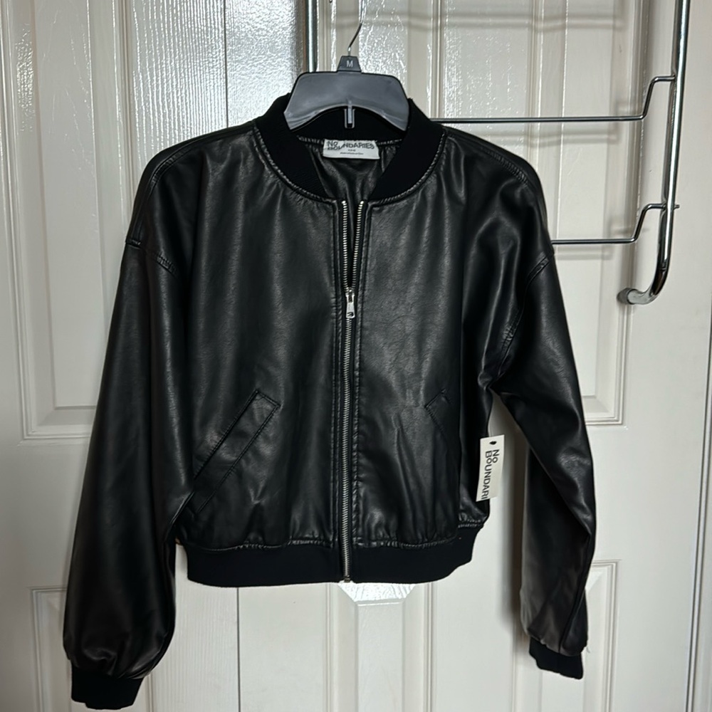 No boundaries pho leather jacket